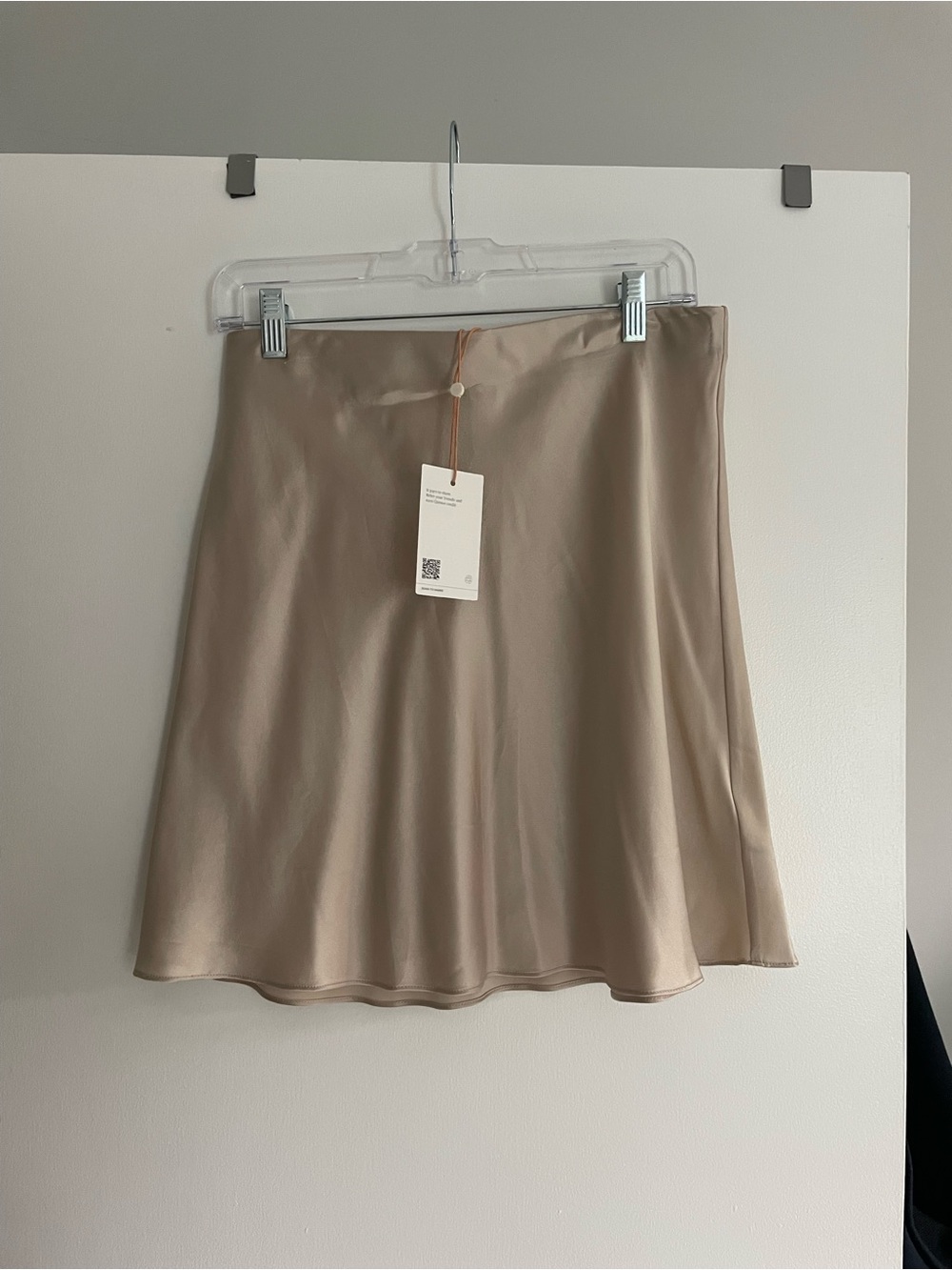 Quince Satin A-Line Skirt